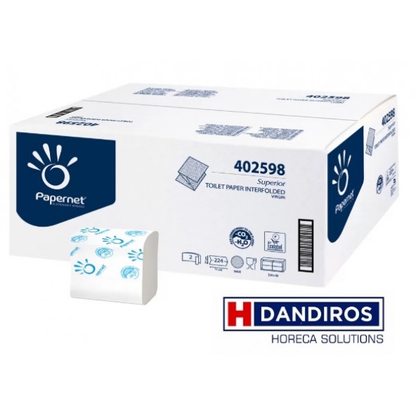 Hartie Igienica Bulk Pliata PAPERNET 2 straturi Hartie Igienica Bulk Pliata PAPERNET 2 straturi